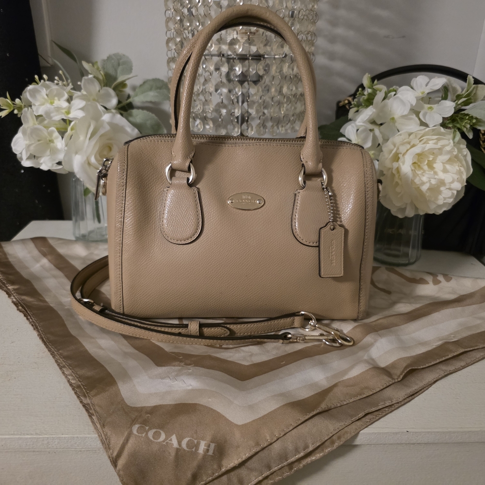 Coach Tan Leather Handbag